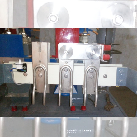 Induction furnace change over switch